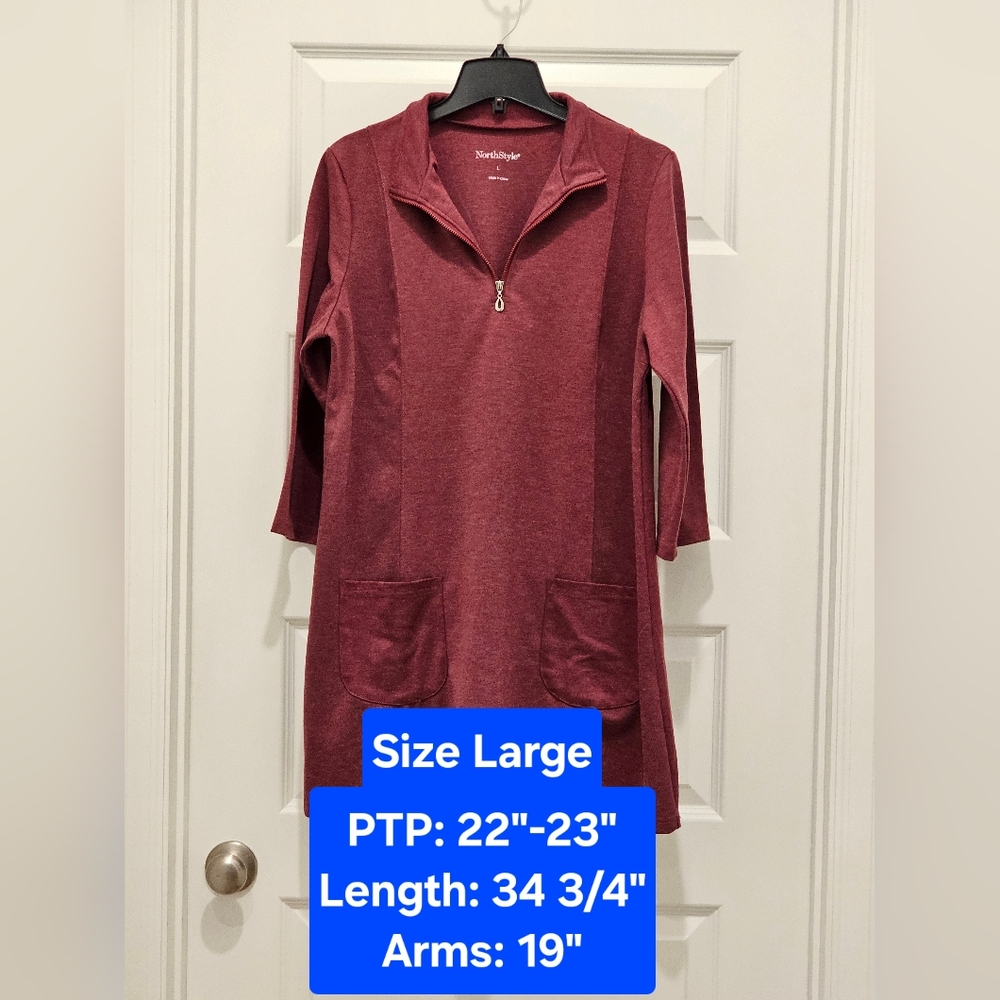 NorthStyle Athleisure Dress, EUC, Size Large